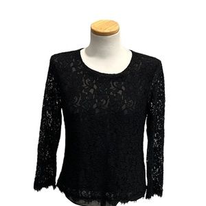 Diana von Furstenberg Lace Blouse Size 10